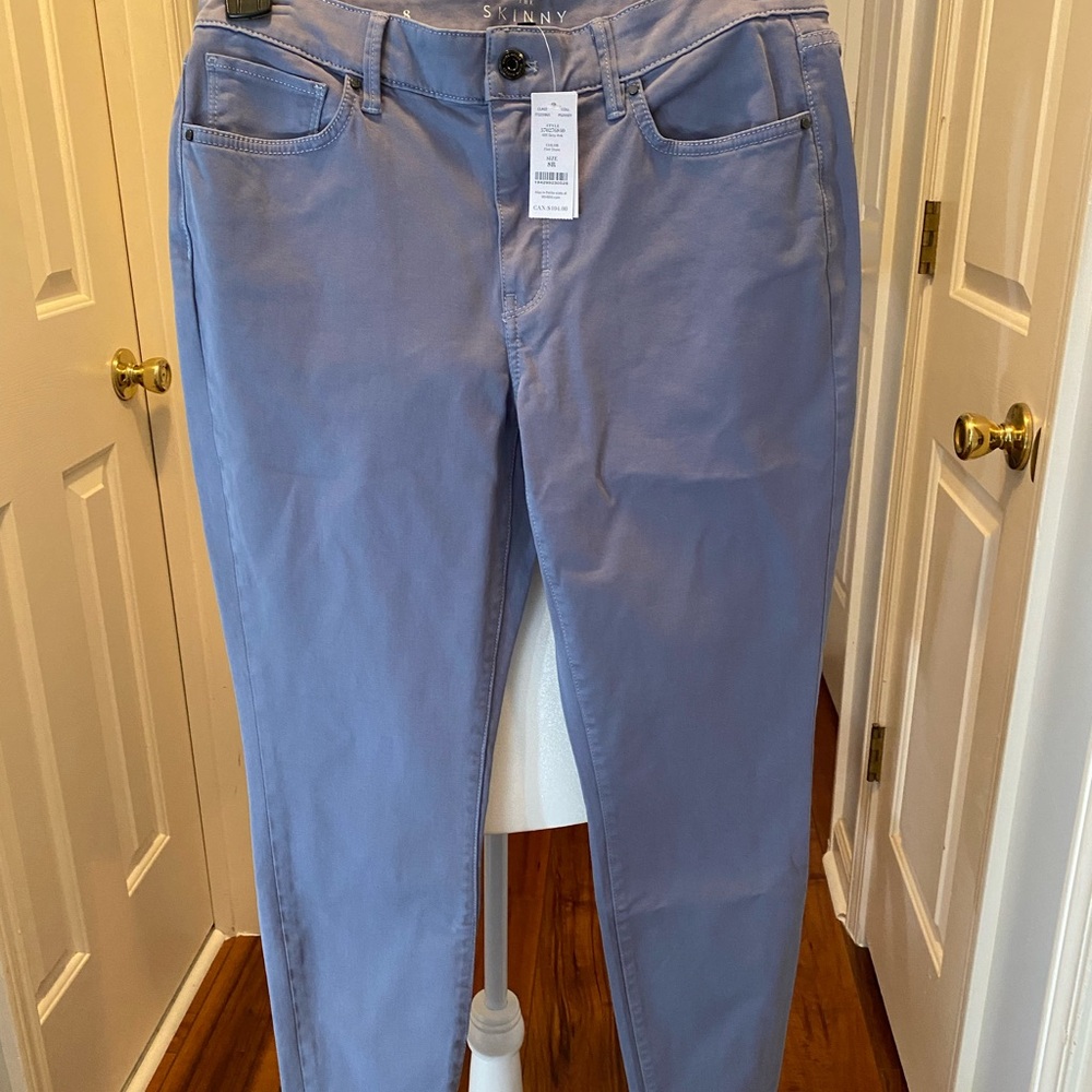 White House Black Market Lavender Skinny Jeans
